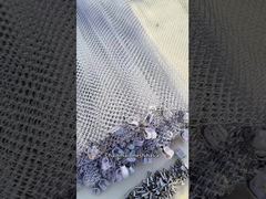 कमरे के डिवाइडर के लिए अनुकूलन योग्य वायर व्यास मेटल मेश पर्दे देखें 6 मिमी - 20 मिमी छेद डेमो