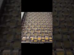 विभिन्न बुनाई प्रकारों (जैसे वेल्डेड मेश, बुने हुए तार की जाली, विस्तारित मेश), गेजों और