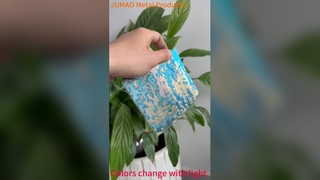 रंगीन धातु खिड़की स्क्रीन सजावटी तार जाल ढाल रंग फीका रंग