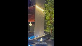 रोशनी के साथ इनडोर अनुप्रयोग जल परदा
