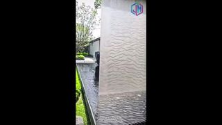 इनडोर और आउटडोर दोनों अनुप्रयोगों के लिए पानी का पर्दा