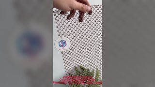 रंगीन धातु के पर्दे, धातु की जाली वाले पर्दे, सजावटी धातु के पर्दे, निजीकृत, हल्के लक्जरी प्रिय