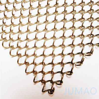 वास्तुकला धातु जाल दरवाजे रेस्तरां के लिए पर्दे स्क्रीन