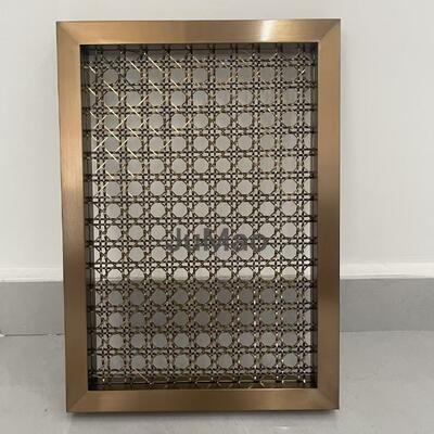 पारदर्शिता 20 से 80 प्रतिशत सजावटी धातु जाल SS 304 316 और 316L से बना छत की सजावट और दीवार पैनलों के लिए बिल्कुल सही