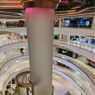 304 Stainless Steel Mesh Water Curtain With Circulation System Of Circular Special Shape